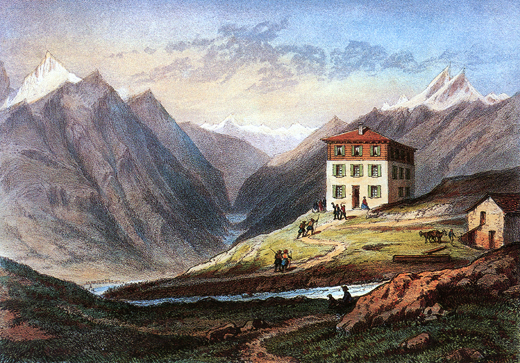 1852 Building - Riffelhaus Hotel - The Matterhorn